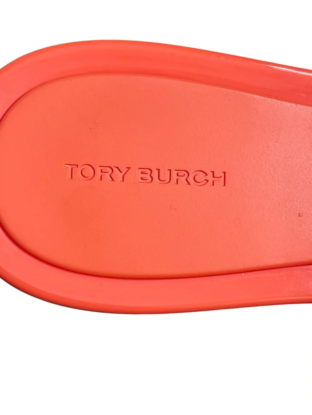 NWOB Tory Burch Roxanne orange Jelly Sandal size 9